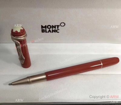Mont Blanc Snake Pen Heritage Rouge et Noir Special Edition Replica Pen